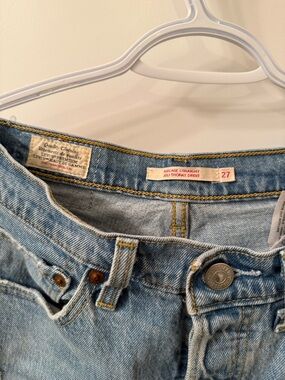 Levi's Light Blue Ribcage Straight Leg Jeans - Women's